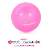 Pelota De Ejercicio 65 Cm Para Yoga, Pilates Y Fitness Color Rosa