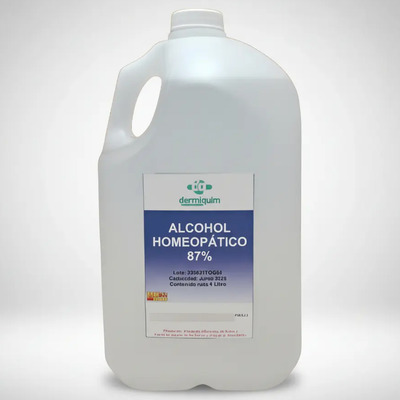 Alcohol Homeopático A 87° G.l. 4 Litros | MercadoLibre