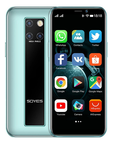 Mini Teléfono Inteligente Android Soyes S10h 3g Con Red Dual