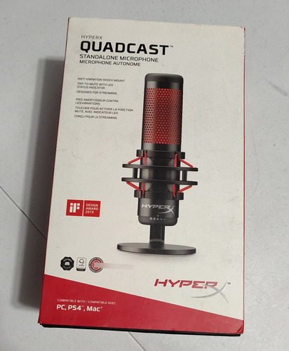 Microfone Hyperx Quadcast S Original (pouquissimo Uso)