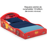Cama Infantil Toddler Cars Mcqueen Disney 2en1 Dormir Jugar