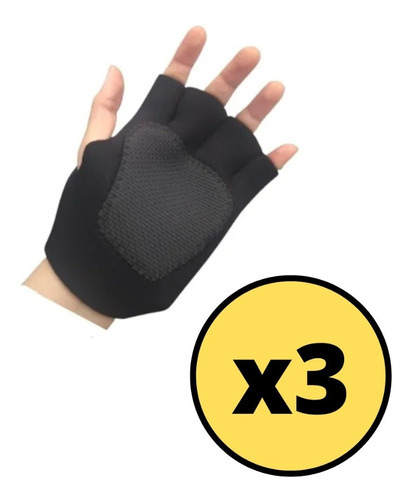 Guante Neoprene Guantines Fitness Procer 00308u X 3 Pares!