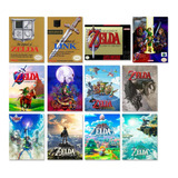 12 Posters The Legend Of Zelda Retro Carátula Portadas Juego