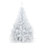 Árbol De Navidad Premium Blanco 1,30 Mts Pie Metal - Sheshu