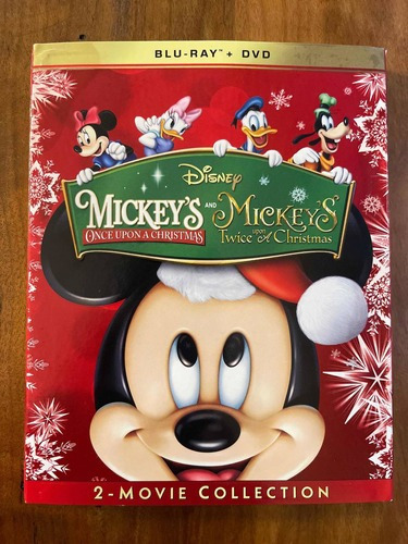 Bluray Aconteceu No Natal Do Mickey 1 + 2 - Disney - Lacrado