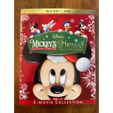 Bluray Aconteceu No Natal Do Mickey 1 + 2 - Disney - Lacrado