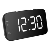 Reloj De Mesita De Noche Con Alarma Digital Led, Portátil, D