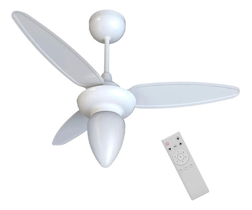 Ventilador Ventisol Wind Inverter Branco C/ Controle Bivolt