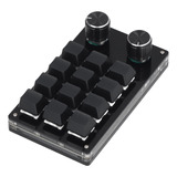 Teclado Mecánico Para Juegos, 12 Teclas, 2 Botones, Pequeño,