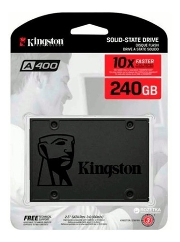 Disco Solido Ssd Kingston A400 240gb Sata 3 Pc Notebook