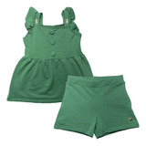 Conjunto De Roupa Infantil Blusa E Shorts - Natal/ano Novo