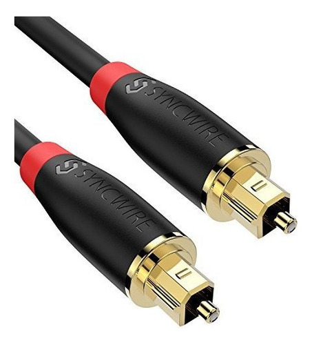 Cable De Audio Optico Digital Cable Toslink - [24k Chapado E