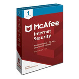 Internet Security Mcafee 1 Dispositivo./mis00lnr1rp1