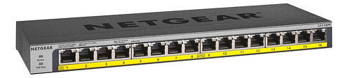 16 Puertos Poe Plus Gigabit Unmngd