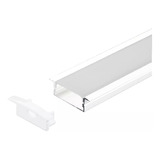 Perfil Slim Embutir 3cm Barra Com 2 Metros Para Fita De Led