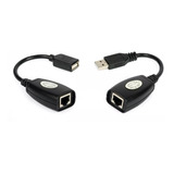 Extension Extensor Usb 2.0 Por Cable De Red Rj45 /137774