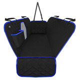 Funda Cubre Asiento Trasero Para Perros Y Gatos Autos Azul