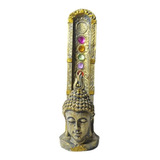 Incensário Vertical Incenso Vareta 7 Chakras Buda Busto