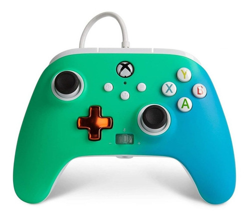 Control Joystick Acco Brands Powera Enhanced Wired Controller For Xbox Series X|s Advantage Lumectra Seafoam Fade