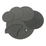 Silenciador Mute Pads, 5 Silenciadores, Tambores Y Platillos