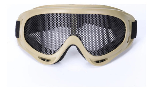 Óculos De Airsoft Profissional Tela Em Metal Grande Original