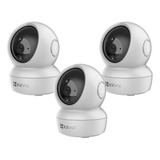 Combo X3 Cámara Ezviz C6n Wifi 1080p Seguimiento 360°