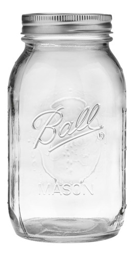 Mason Jar Ball Set De 6 Frascos De 32 Oz Boca Regular