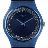 Reloj Swatch Mujer Blusparkles Suon134 Cristales Swarovski