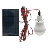 Kit 3 Lampadas Led Solares Com Placa Fotovoltaica