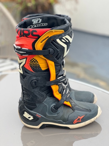 Botas Alpinestars Tech 10 30 Hs De Uso (talle 8 Us)