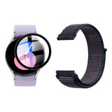 Pulso Nailon Y Vidrio Nano Para Samsung Galaxy Watch 5 40mm