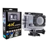 Camara 4k Deportiva Wifi Sumergible 30mt Sports Casco Moto