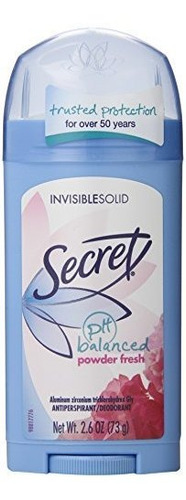Secret Invisible Solid Powder Fresh Scent Antitranspirante Y