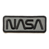 Parche Bordado Nasa Reflectivo Letra Logo Gusanito Nasa 