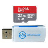 Tarjeta Memoria Ultra Micro Sdhc 32 Gb Y Adaptador Clase 10