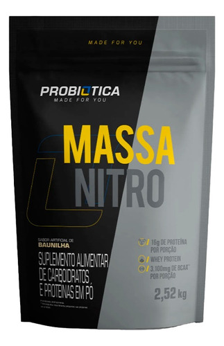 Whey Massa Nitro Probiotica 2.52kg