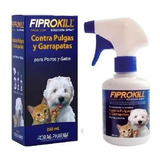  Fiprokill Spray Anti Pulgas/garrapatas 250 Ml Gatos Y Perro