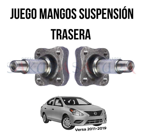 Mangos Ruedas Traseras Versa 2017 Nissan Orig