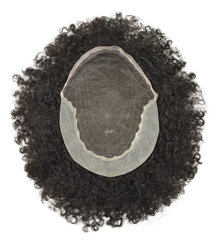 Afro Toupee Para Hombres Afroamericanos Negros Franceses De