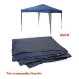 Lona Cobertura Tenda Gazebo 3x3 Aluminizada Nautika Mor Bel 