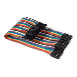 Cables Jumper Arduino Dupont X 40 Hembra - Hembra 15cms