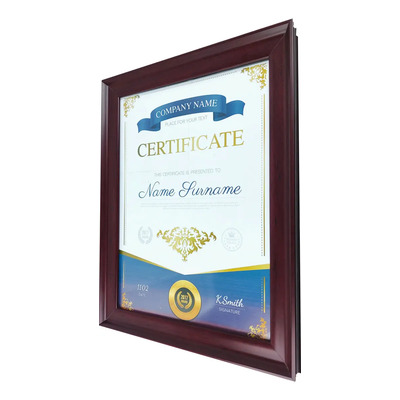 Marco Titulo Profesional Universitario 30x40cm Cuadro Foto Color Nogal | MercadoLibre