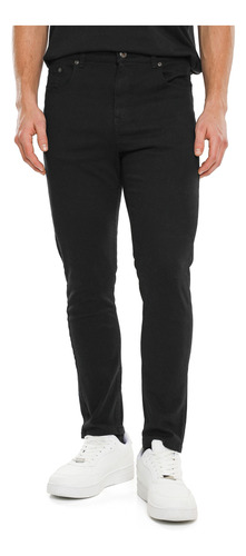 Pantalón Skinny De Gabardina C&a De Hombre