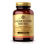 L-carnitine 500mg Aminoácidos 60 Caps Sin Sabor