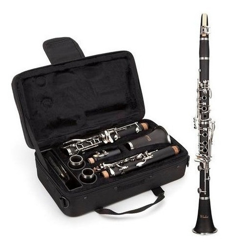 Clarinete Profesional Silvertone Slcl001 En Si Bemol 