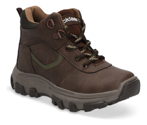 Bota Casual Café Con Adorno 076-83