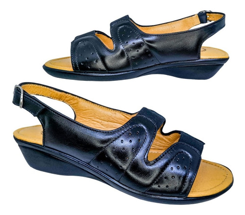 Huaraches Mujer Piel Borrego Pie Diabético Cómodos Nmc50