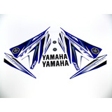 Kit Adesivos Faixas Yamaha Lander 250 2009 2010 Azul Emblema