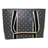 Bolso Tommy Hilfiger Tote, Shoulderbag, Negro, Multilogo