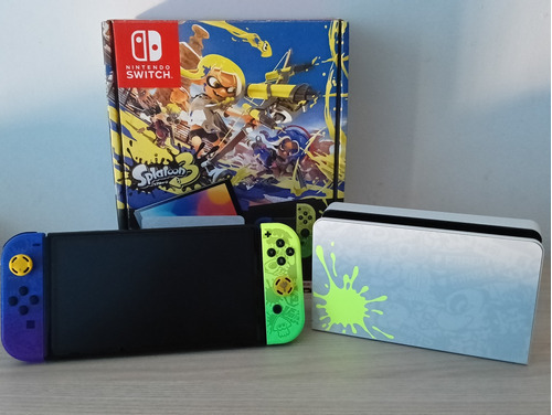 Nintendo Switch Oled 64gb Splatoon 3 Edition+accesorios